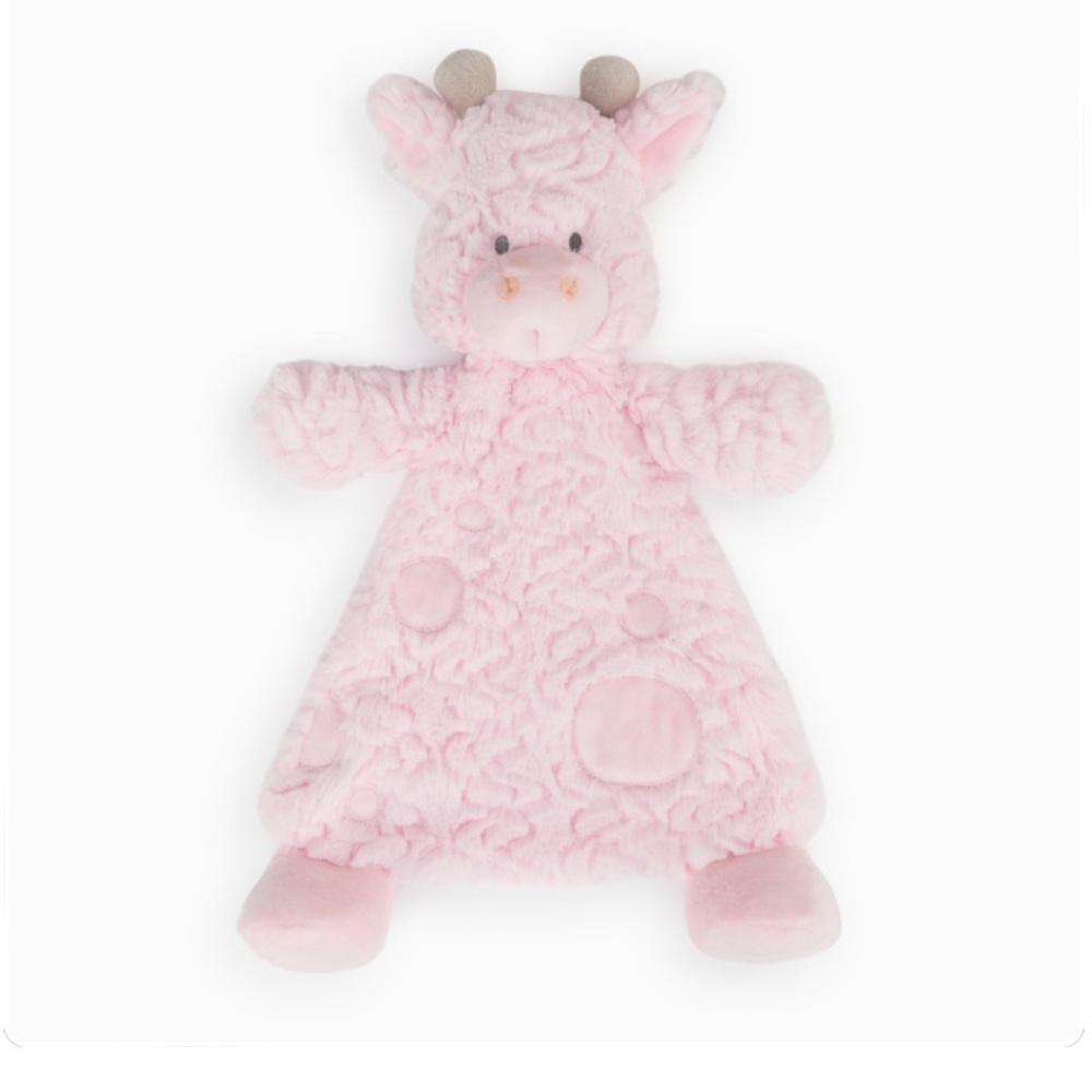 Demdaco Gracie Giraffe Rattle Blankie lovey